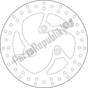 BREMBO 09168B40758 disk 68b40758 - Bottom side