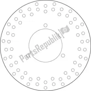 BREMBO 09168B40762 disk 68b40762 - Bottom side
