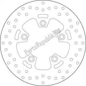 BREMBO 09168B40771 disco 68b40771 - Lado inferior