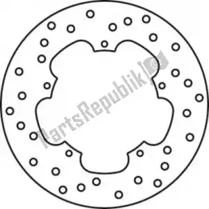 BREMBO 09168B40776 dysk 68b40776 - Dół