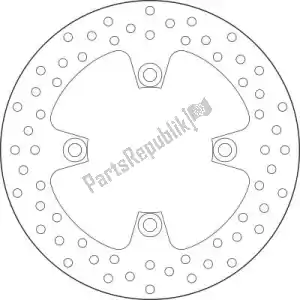 BREMBO 09168B40779 disk 68b40779 - Bottom side