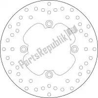 09168B40780, Brembo, Disque 68b40780    , Nouveau