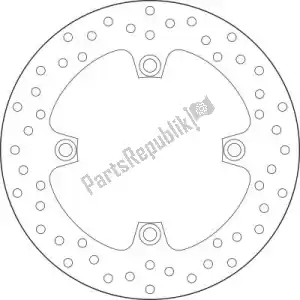 BREMBO 09168B40783 disco 68b40783 - Lado inferior