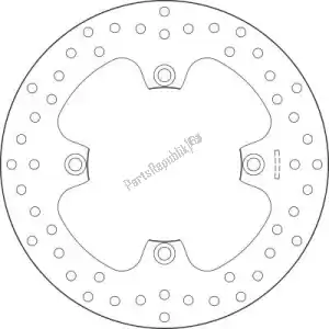 BREMBO 09168B40789 disco 68b40789 - Lado inferior