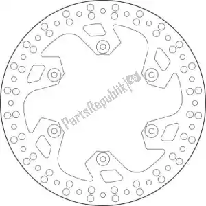BREMBO 09168B40790 disk 68b40790 - Bottom side