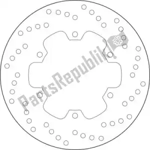 BREMBO 09168B40791 disk 68b40791 - Bottom side