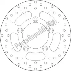 Here you can order the disk 68b40795 from Brembo, with part number 09168B40795: