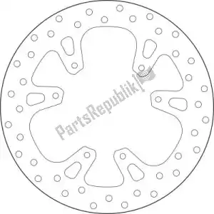 BREMBO 09168B40796 disk 68b40796 - Bottom side