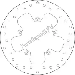 Here you can order the disk 68b40798 from Brembo, with part number 09168B40798: