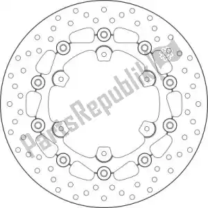 BREMBO 09178B408A5 disco 78b408a5 - Lado inferior