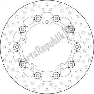BREMBO 09178B40837 disk 78b40837 - Bottom side