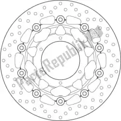 schijf  78b40838 van Brembo, met onderdeel nummer 09178B40838, bestel je hier online: