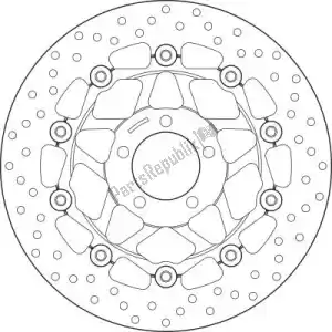 BREMBO 09178B40841 disk 78b40841 - Bottom side