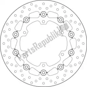 BREMBO 09178B40843 disk 78b40843 - Bottom side