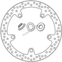 091168B407N2, Brembo, Disque 168b407n2, épaisseur oe 4,5 mm    , Nouveau