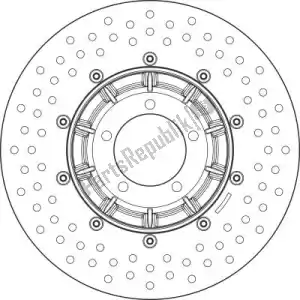 BREMBO 09178B40836 schijf  178b40836 - Bovenkant