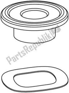 BREMBO 092105577615 kit de buchas de reposição para disco de 5,0 mm - Lado inferior