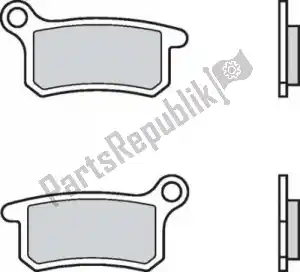 BREMBO 09007GR69SX klocki hamulcowe 07gr69sx spiekane klocki hamulcowe - Dół