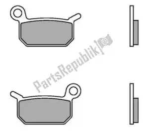 BREMBO 09007GR70SD pastilha de freio 07gr70sd pastilhas de freio sinter - Lado inferior