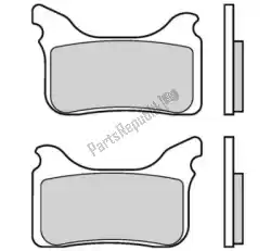 remblok 07gr75sx brake pads sinter van Brembo, met onderdeel nummer 09007GR75SX, bestel je hier online: