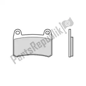 BREMBO 09007GR83SA klocki hamulcowe 07gr83sa spiekane klocki hamulcowe - Dół