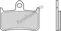 09007HO2807, Brembo, Pastilha de freio 07ho2807 pastilhas de freio orgânica genuína    , Novo