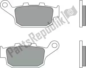 BREMBO 09007HO53SP pastilha de freio 07ho53sp pastilhas de freio sinter - Lado inferior