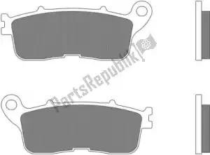 BREMBO 09007HO60SP remblok 07ho60sp brake pads sinter - Onderkant