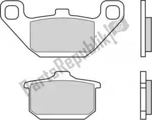 BREMBO 09007KA08SP klocki hamulcowe 07ka08sp spiekane klocki hamulcowe - Dół