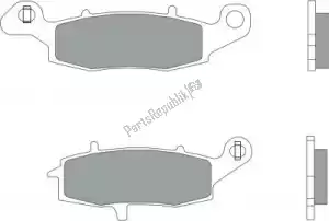 BREMBO 09007KA15CC remblok 07ka15cc brake pads organic - Onderkant