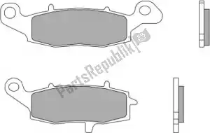 BREMBO 09007KA1907 brake pad 07ka1907 brake pads organic genuine - Bottom side