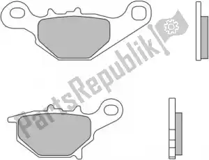 BREMBO 09007SU31SD remblok 07su31sd brake pads sinter - Onderkant