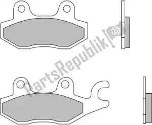 BREMBO 09007YA22SC pastilha de freio 07ya22sc pastilhas de freio sinter sport - Lado inferior