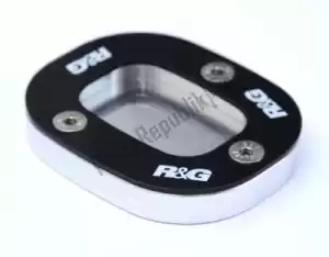 R&G 41955040 acc kickstand shoe dimensions 50mm x 35mm - Bovenkant