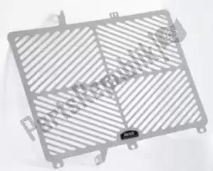 R&G 41583110 bs ok radiator + oil cool guard, stainless stl - Rechterkant