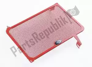 R&G 41585162 protector de radiador bs ra, rojo - Lado inferior