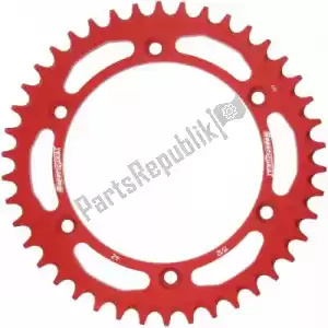 SUPERSPROX SU2151242R ktw rear alu 42t, red, 520 - Upper side