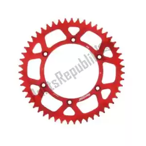 SUPERSPROX SU2151251R ktw posteriore alu 51t, rosso, 520 - Lato superiore