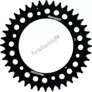 SUPERSPROX SU221040B ktw rear alu 40t, black, 520 - Upper side