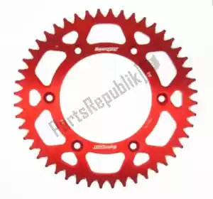 SUPERSPROX SU221048R ktw rear alu 48t, red, 520 - Upper side