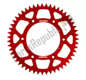 SUPERSPROX SU221051R ktw rear alu 51t, red, 520 - Upper side