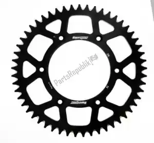 SUPERSPROX SU221053B ktw rear alu 53t, black, 520 - Upper side