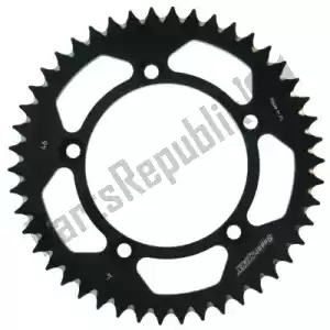 SUPERSPROX SU2446B ktw rear alu 46t, black, 420 - Upper side