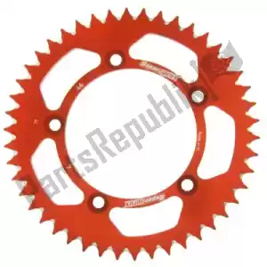 SUPERSPROX SU2446O ktw rear alu 46t, orange, 420 - Upper side
