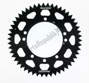 SUPERSPROX SU245750B ktw rear alu 50t, black, 420 - Upper side