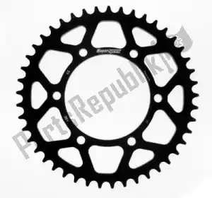 SUPERSPROX SU248045B ktw trasero aluminio 45t, negro, 525 - Lado superior