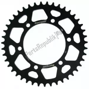 SUPERSPROX SU248643B ktw rear alu 43t, black, 520 - Upper side