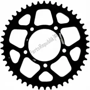 SUPERSPROX SU280746B ktw rear alu 46t, black, 525 - Upper side