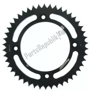 SUPERSPROX SU289846B ktw rear alu 46t, black, 428 - Upper side