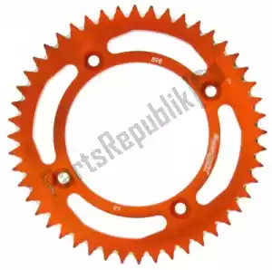 SUPERSPROX SU289848O ktw rear alu 48t, orange, 428 - Upper side